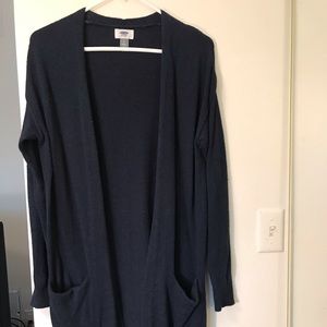 Blue cardigan